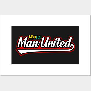 Glory Man United Posters and Art
